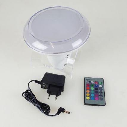 Grundig - Lámpara de mesa LED RGB regulable LED/1W/230V+ mando a distancia