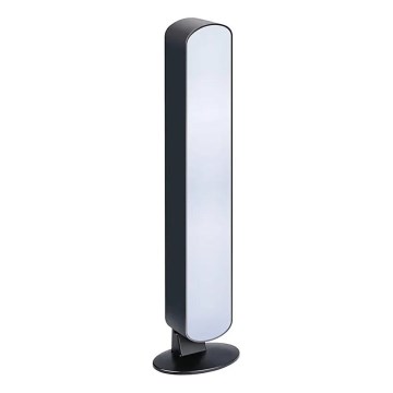 Grundig - Lámpara de mesa LED RGBW regulable LED/0,7W/5V negra + mando a distancia