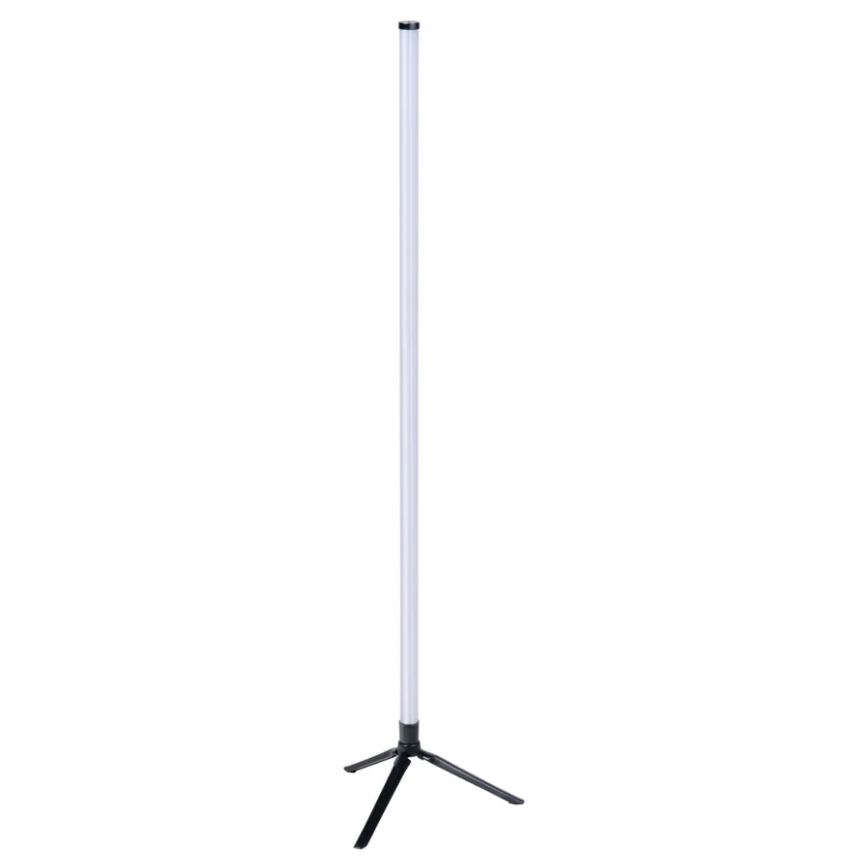 Grundig - Lámpara de pie LED RGBW regulable LED/10W/5V, negra + mando a distancia