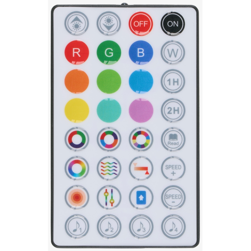 Grundig - Lámpara de pie LED RGB regulable 2 en 1 LED/230V + control remoto