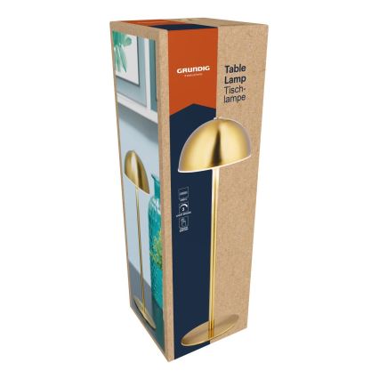 Grundig - Lámpara de sobremesa táctil LED 2W/5V 1200 mAh