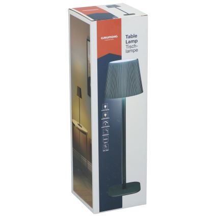 Grundig - lámpara de sobremesa táctil LED regulable 5V 1200 mAh
