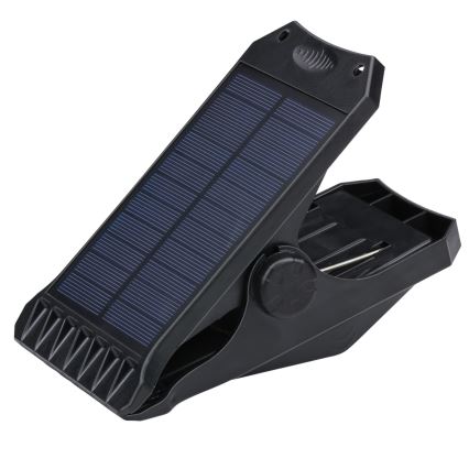 Grundig - Lámpara solar LED con sensor de movimiento y crepúsculo CLIP-ON LED/9W/3,7V 1500 mAh IP44