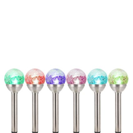 Grundig - Luminaria solar LED LED/1,2V 600 mAh multicolor