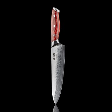 Gudaro - Cuchillo de chef de Damasco KENSHO 8