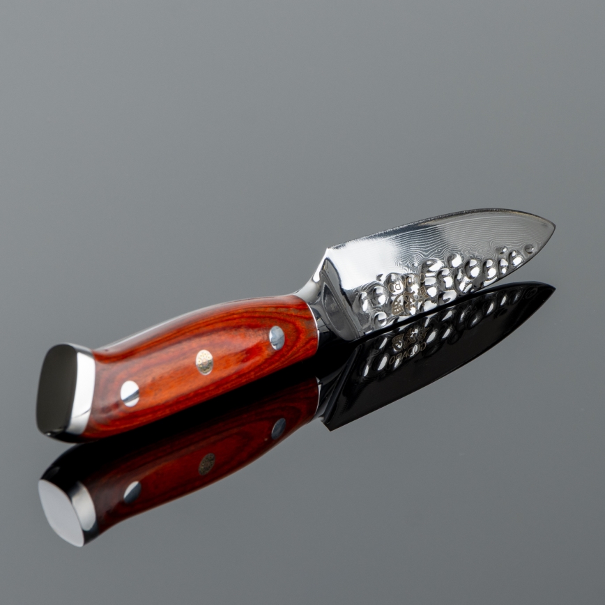 Gudaro - Cuchillo de cocina Damasco MIYABI 3,5, 67 capas de acero, longitud 9,5 cm