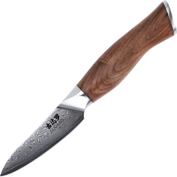 Gudaro - Cuchillo de cocina de acero Damasco TAKUMI 3,5