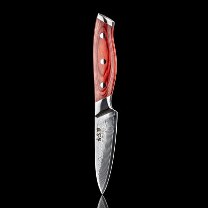Gudaro - Cuchillo de cocina KENSHO 3,5, 67 capas de acero, longitud 9,5 cm