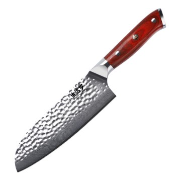 Gudaro - Cuchillo de cocina Santoku MIYABI de Damasco 7
