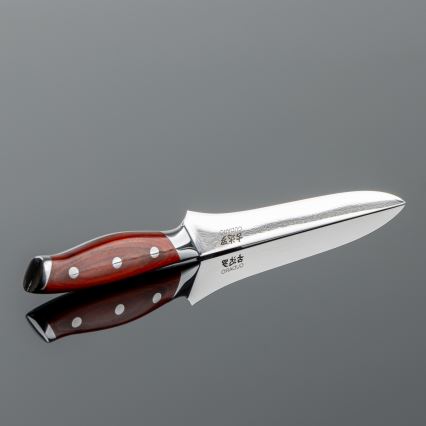 Gudaro - Cuchillo deshuesador KENSHO 6, acero damasco de 67 capas, longitud 15 cm