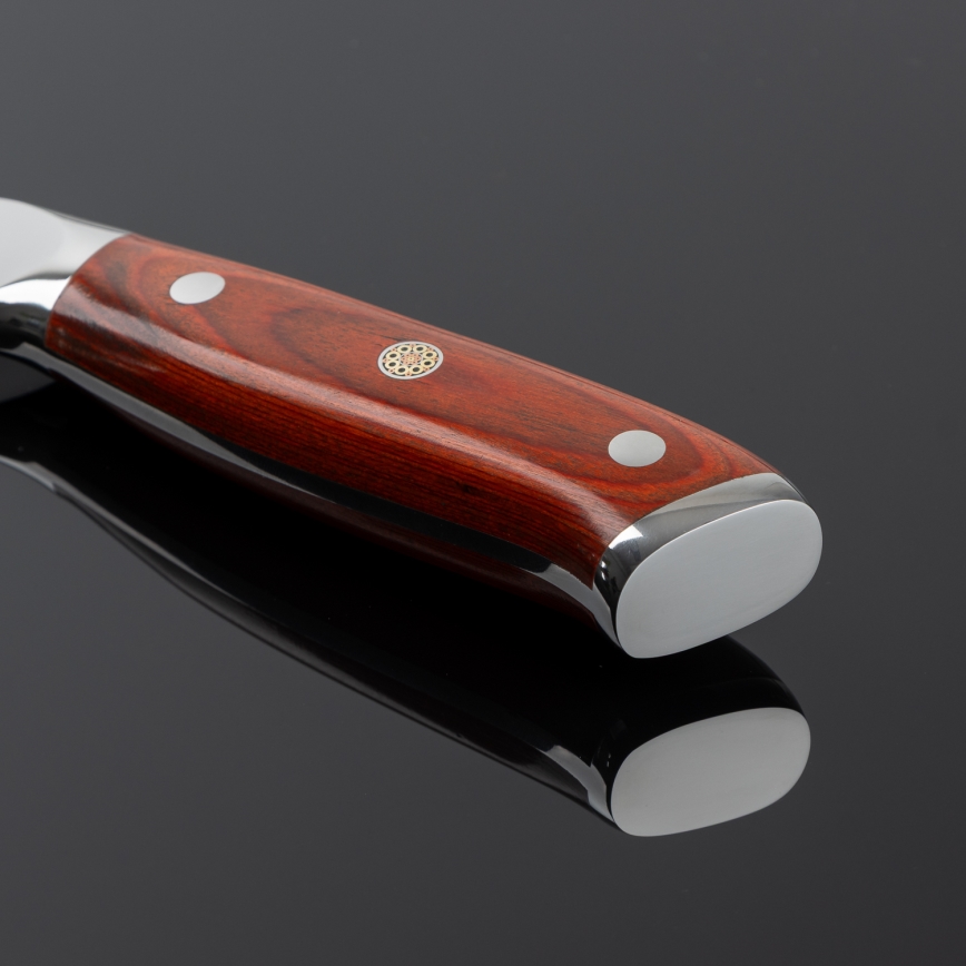Gudaro - Cuchillo de cocina Santoku MIYABI de Damasco 7, 67 capas de acero, longitud 17,5 cm
