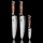Gudaro - Pack de 2 cuchillos de chef de Damasco FENG 8