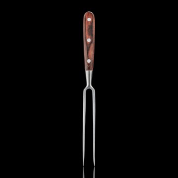 Gudaro - Tenedor de cocina MIYABI rojo/pakka