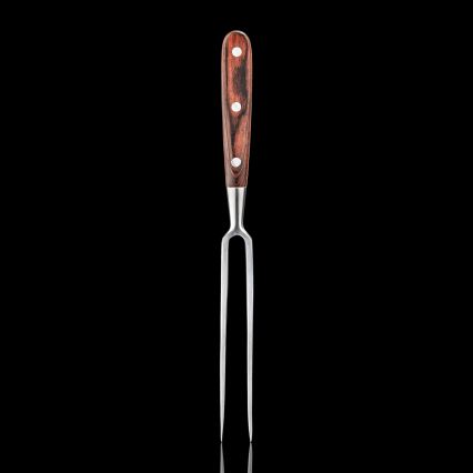 Gudaro - Tenedor de cocina MIYABI rojo/pakka