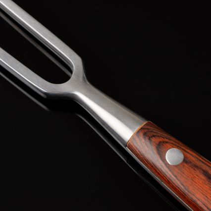 Gudaro - Tenedor de cocina MIYABI rojo/pakka