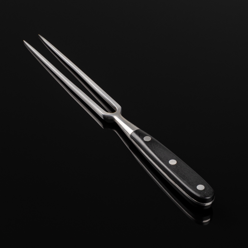 Gudaro - Tenedor de cocina SHIRO negro/pakka