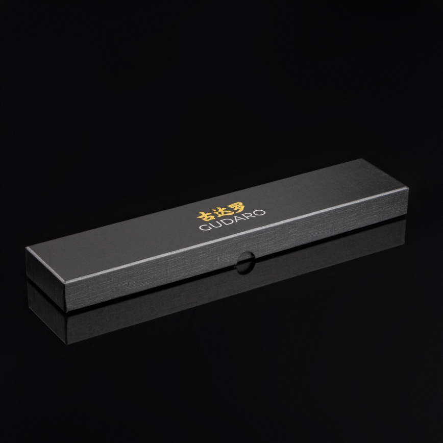 Gudaro - Tenedor de cocina SHIRO negro/pakka