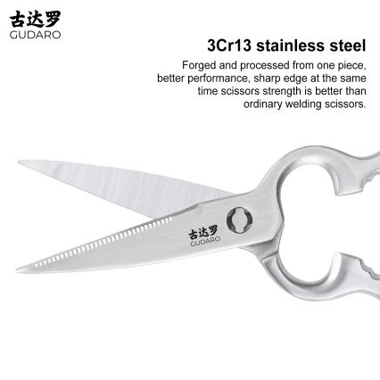 Gudaro - Tijeras para aves RONIN 20,6 cm, acero inoxidable
