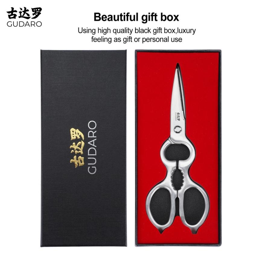 Gudaro - Tijeras para aves RONIN 20,6 cm, acero inoxidable