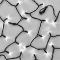 Guirnalda de luces conectable 100xLED/10m IP44 blanco frío negro
