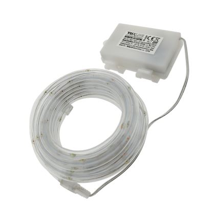 Guirnalda de luces LED para exteriores 100xLED/3xAA 5,45 m IP44 multicolor