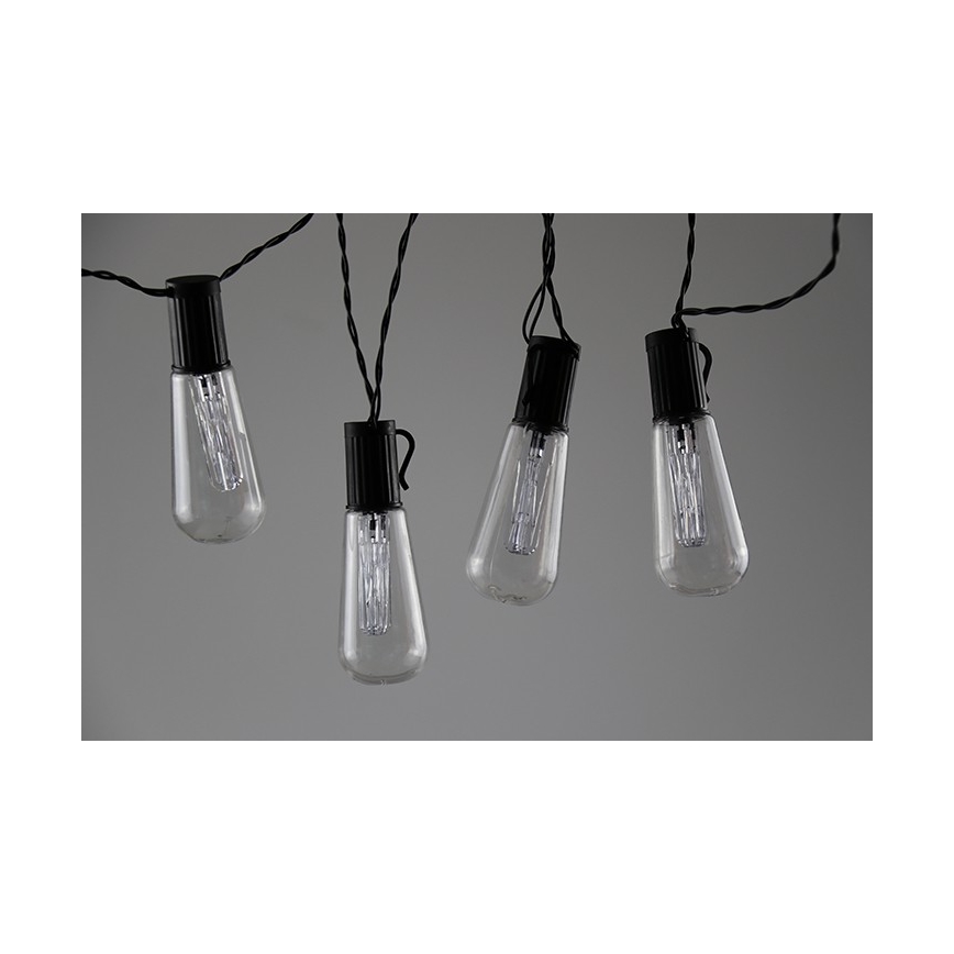 Guirnalda decorativa LED EDISON 2,65 m 10xLED/2xAA