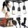 Guirnalda decorativa LED para exterior 20xE27/1W/230V 20,94 m IP44 negra