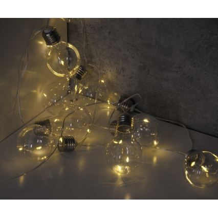 Guirnalda decorativa LED SMOLDER 2,1 m 10xLED/2xAA