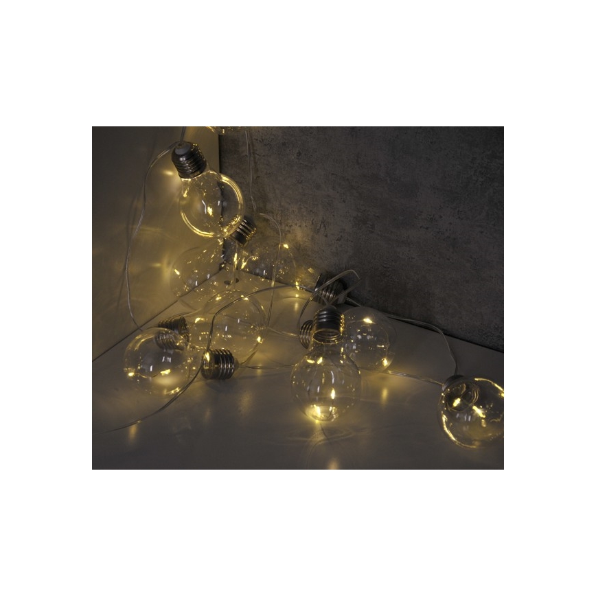 Guirnalda decorativa LED SMOLDER 2,1 m 10xLED/2xAA