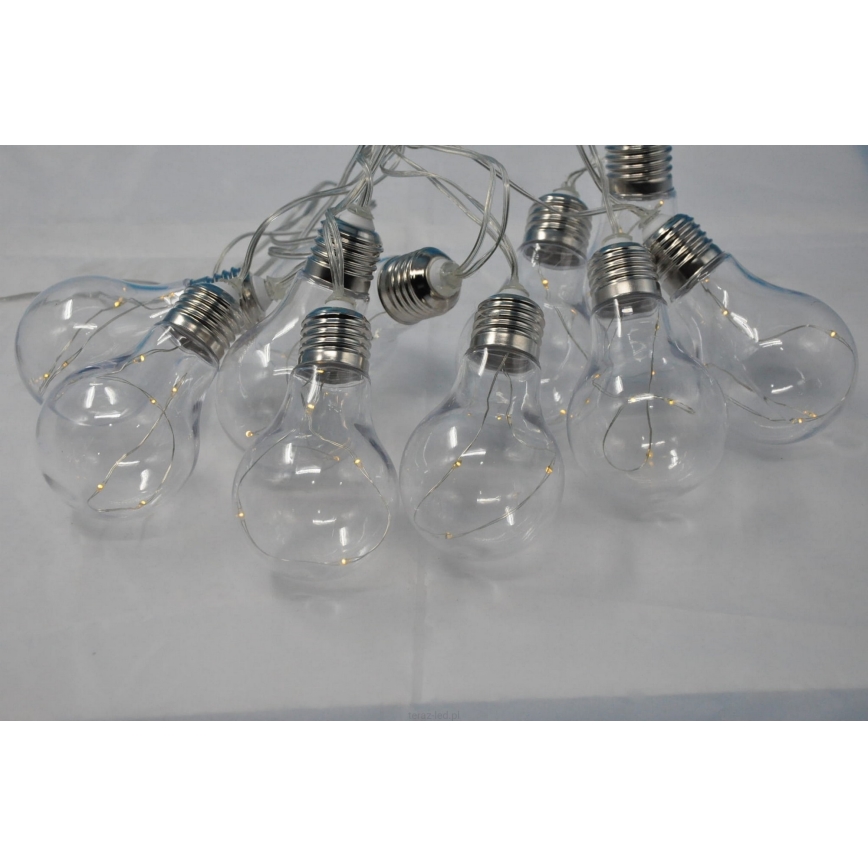 Guirnalda decorativa LED SMOLDER 2,1 m 10xLED/2xAA