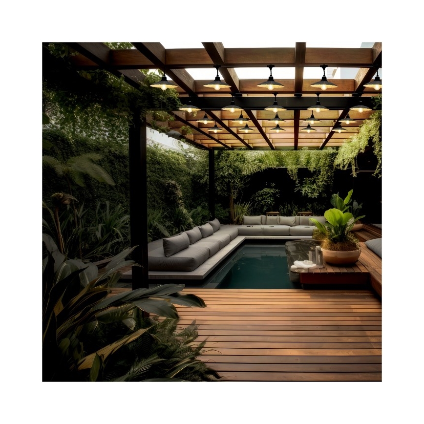 Guirnalda decorativa para exteriores CRETE 20xE27/230V 25m IP44