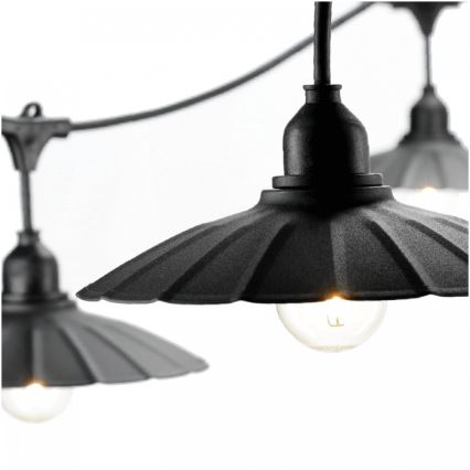 Guirnalda decorativa para exteriores CRETE 20xE27/230V 25m IP44