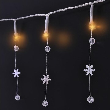 Guirnalda LED 20xLED/2xAA 2m blanco cálido