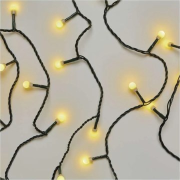 Guirnalda LED 480xLED/8 funciones 53 m IP44 blanco cálido