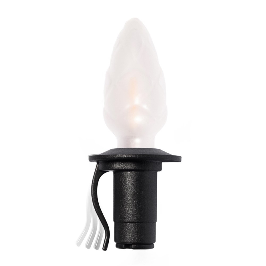 Guirnalda LED exterior ampliable CONE FILAMENT 20xE10 14m multicolor/blanco cálido IP44, Fabricado en la UE