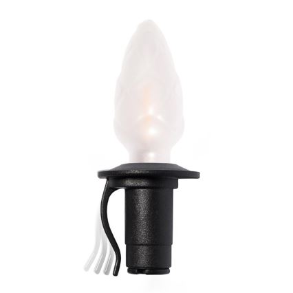 Guirnalda LED exterior ampliable CONE FILAMENT 20xE10 14m multicolor/blanco cálido IP44, Fabricado en la UE