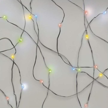 Guirnalda LED de Navidad 20xLED/2xAA 2,4m multicolor