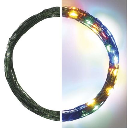 Guirnalda LED exterior 75xLED/12,5m IP44 multicolor