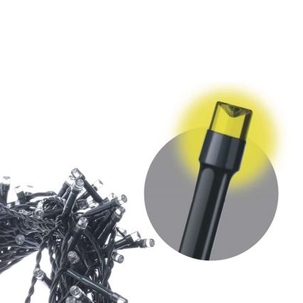 Guirnalda LED exterior 80xLED/13m IP44 blanco cálido