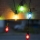 Guirnalda LED exterior CONE FILAMENT 20xE10 19m multicolor/blanco cálido IP44, Fabricado en la UE