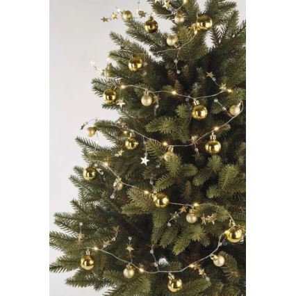 Guirnalda LED navideña 20xLED/2xAA 2,2 m blanco cálido