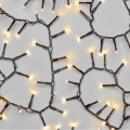 Guirnalda LED navideña para exterior 600 LEDs/17 m IP44 blanco cálido