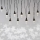 Guirnalda LED para exterior 10xLED/9,5 m IP44 blanco frío