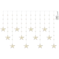 Guirnalda LED para exterior 120 LEDs 3xAA 1,7 m IP44 blanco cálido