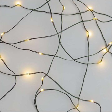 Guirnalda LED para exterior 150 LEDs/20 m IP44 blanco cálido