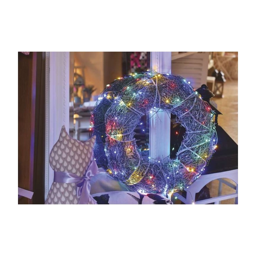 Guirnalda LED para exterior, 150 LEDs, 20 m, IP44, multicolor