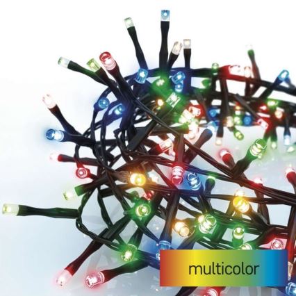 Guirnalda LED para exterior, 300 LEDs, 11 m, IP44, multicolor