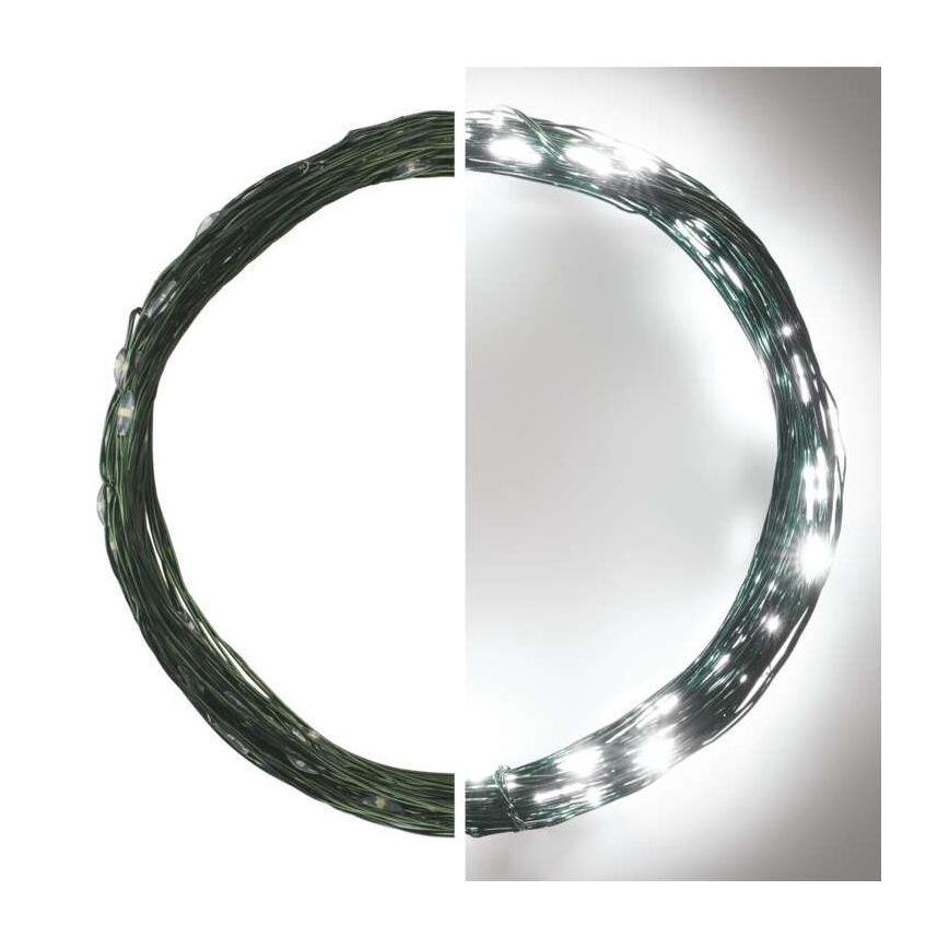 Guirnalda LED para exterior 75xLED/12,5m IP44 blanco frío