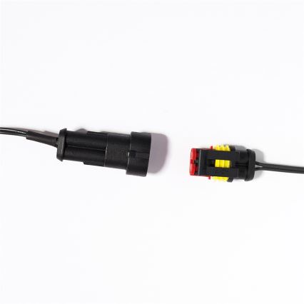 Guirnalda LED exterior CONE FILAMENT 20xE10 19m multicolor/blanco cálido IP44, Fabricado en la UE