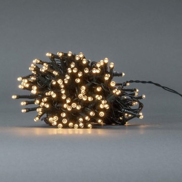 Guirnalda LED para exteriores 192xLED/7 funciones/3xAA 14,9m IP44 blanco cálido